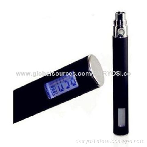 ego LCD display remaining capacity and smoked puffs, eGo threaded